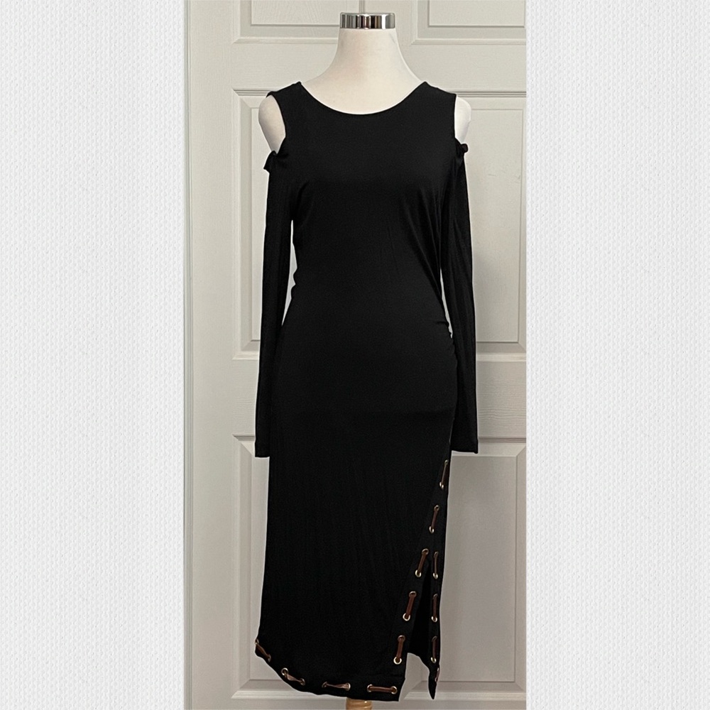 Cold shoulder dress